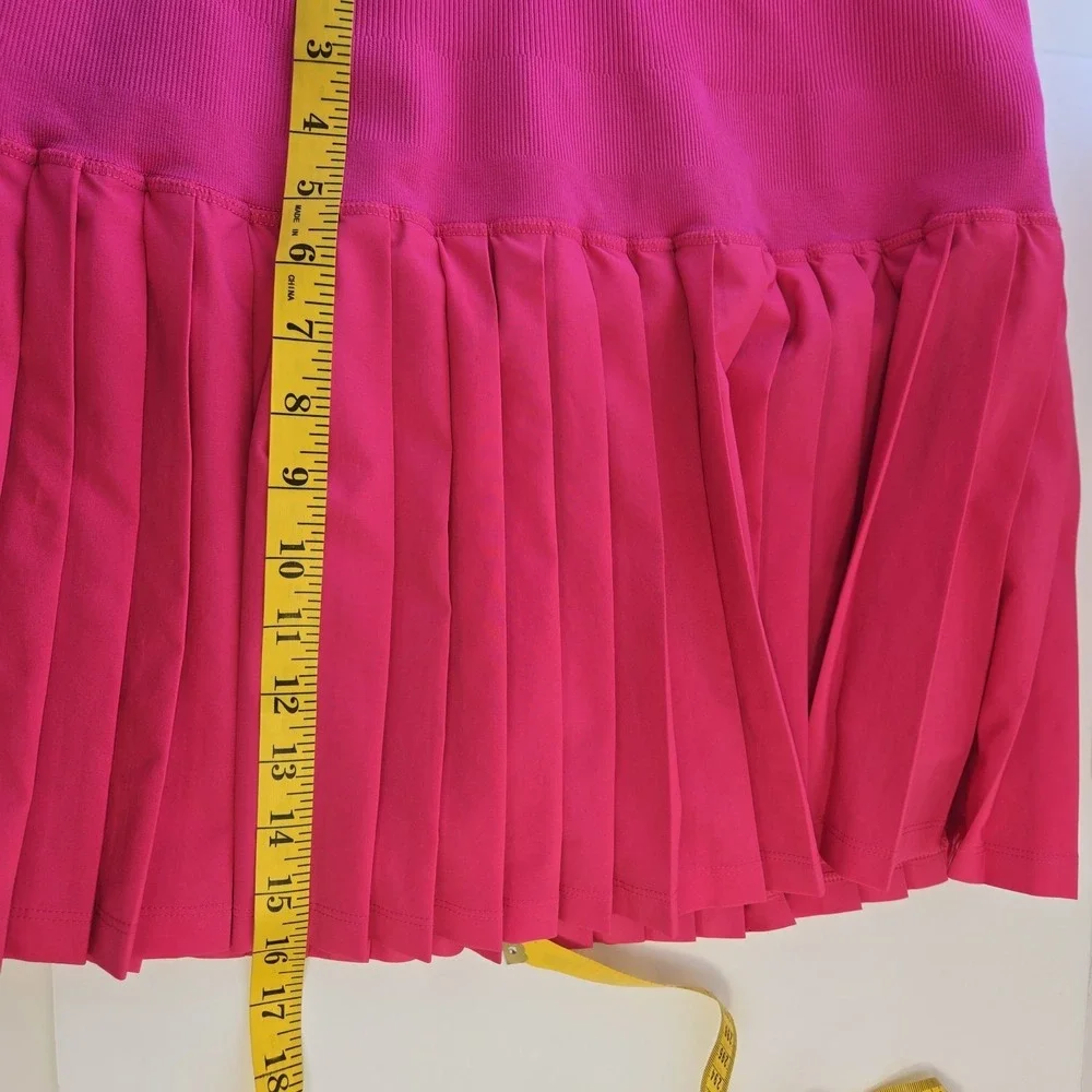 Joy Lab Womens Pleated Skort Tenniscore Size XL Golf Pickleball Hot‎ Pink Skirt